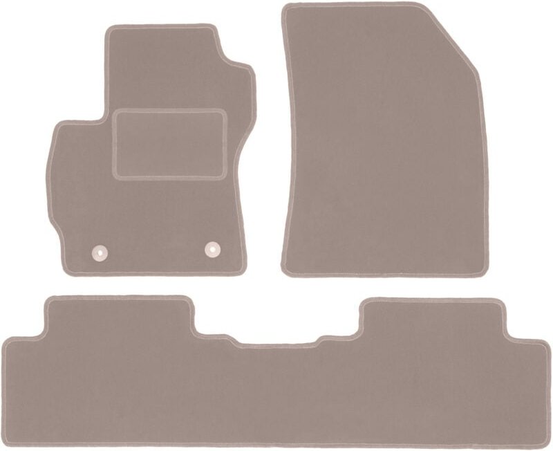 Beige Velours-Fußmatten für: Mazda 5 I Minivan (2005-2010)