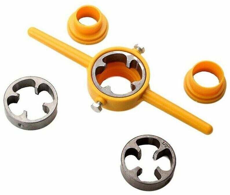 Aiperq - Gewindeschneider, runder Schlüssel, runder Griff für Sanitärreparatur