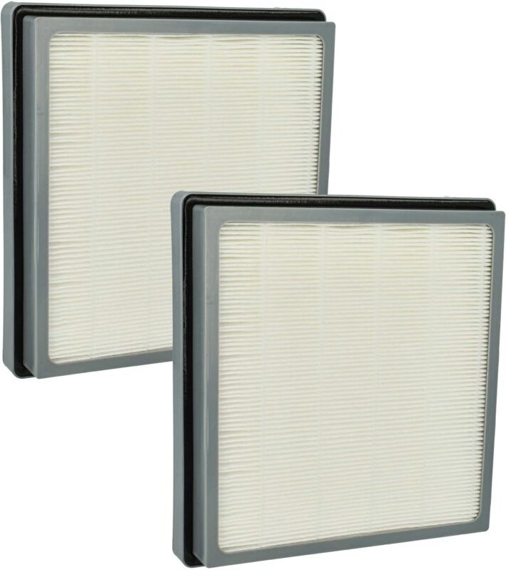 2x Staubsaugerfilter Ersatz für Nilfisk 12015500 für Staubsauger - Abluftfilter Grau Weiß - Vhbw