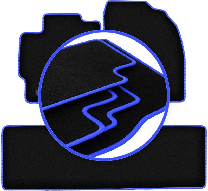 CARLUX-BLUE Autofußmatten für: Toyota Corolla E16 Limousine, Schrägheck (2013-2019)