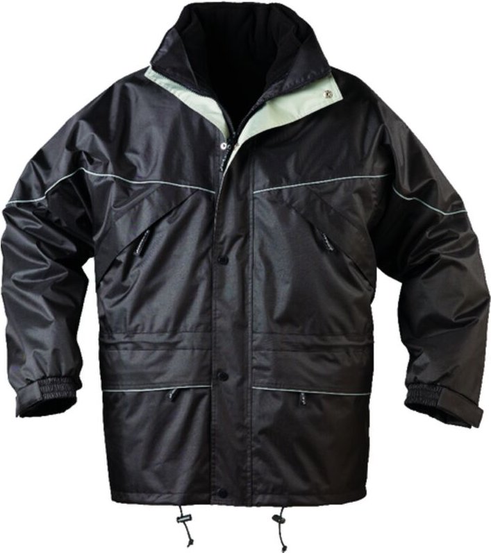 ISA Mehrschichtige Regenparka 3-in-1 ISA - Schwarz 3XL - 60/62