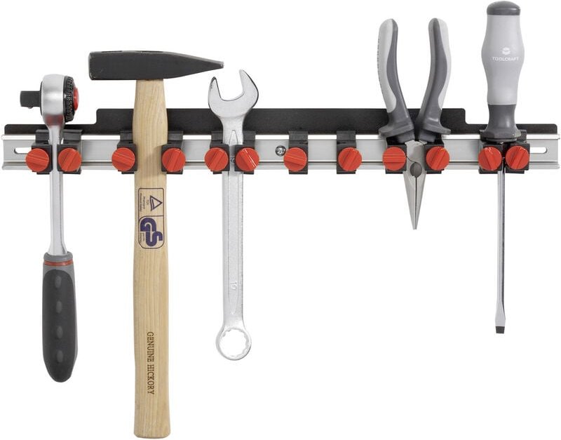 Toolcraft - 88 68 86 Alu-Werkzeugleiste (l x b) 435 mm x 48 mm 1 St.