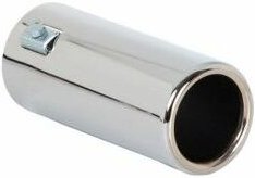 Auspuffblende universal - Chrome - Rund - Anschluss 45-76mm