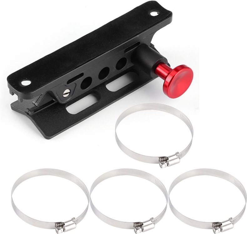 Zoternen Verstellbare Feuerlöscher-Montagehalterung für Jeep Wrangler Sport/JK/SaharaRed