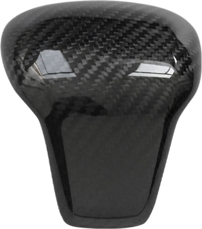 Tlily - Real Carbon Fiber Schaltknauf Shifter Hebel Aufkleber Abdeckung Trim Dekoration für-VW Tiguan l 2021 2022