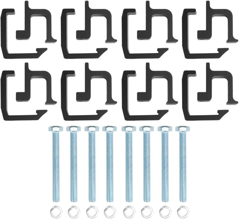 Zoternen - Befestigungsklammern für Ladeflächenabdeckungen, Wohnmobil-Befestigungsklemmen, Ersatzklammern für Chevy Silv...