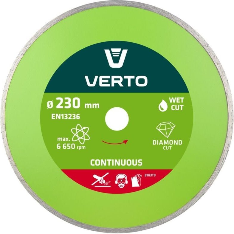 Diamanttrennscheibe für Keramik, Granit, Stein etc. 230 mm