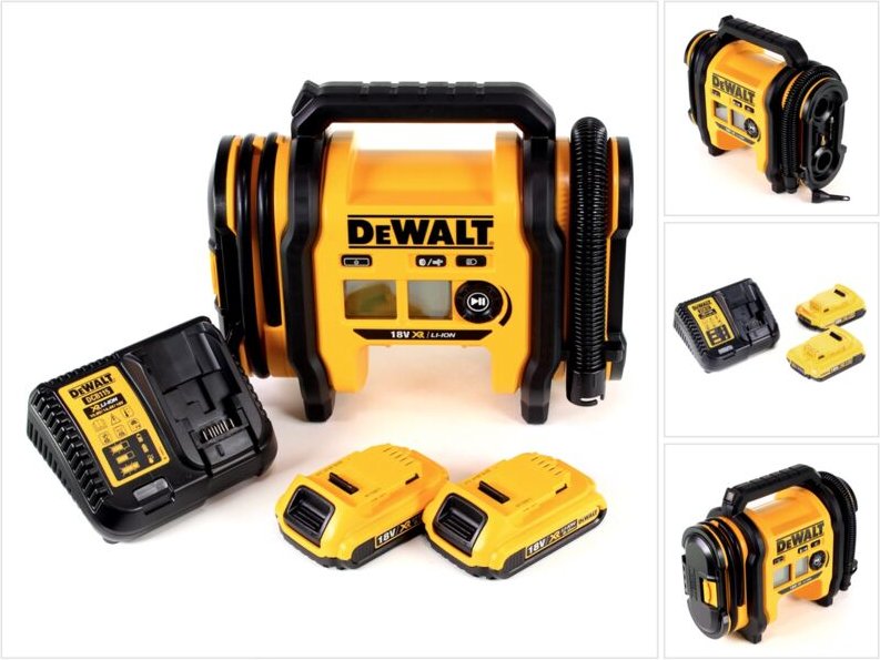 Dewalt - dcc 018 n Akku Luftkompressor 18V 11bar kfz + 2x Akku 2,0Ah + Ladegerät