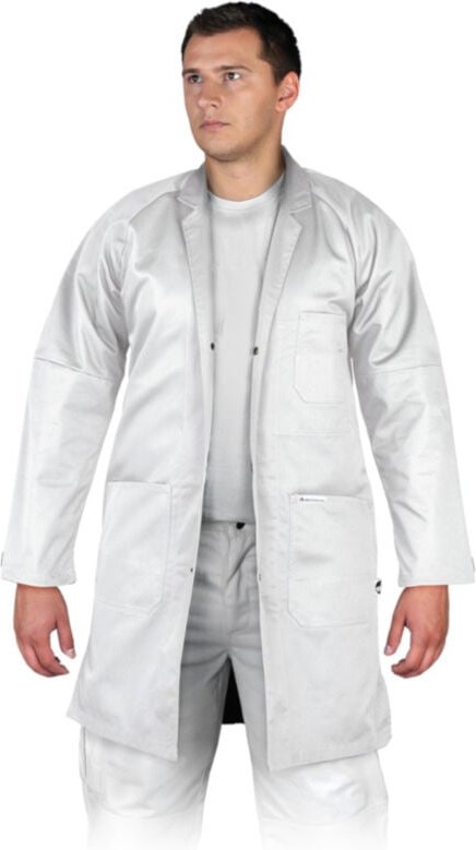 Thumbnail - Arbeitskittel in versch. Farben und Größen 'Leber & Hollmann' weiß xl