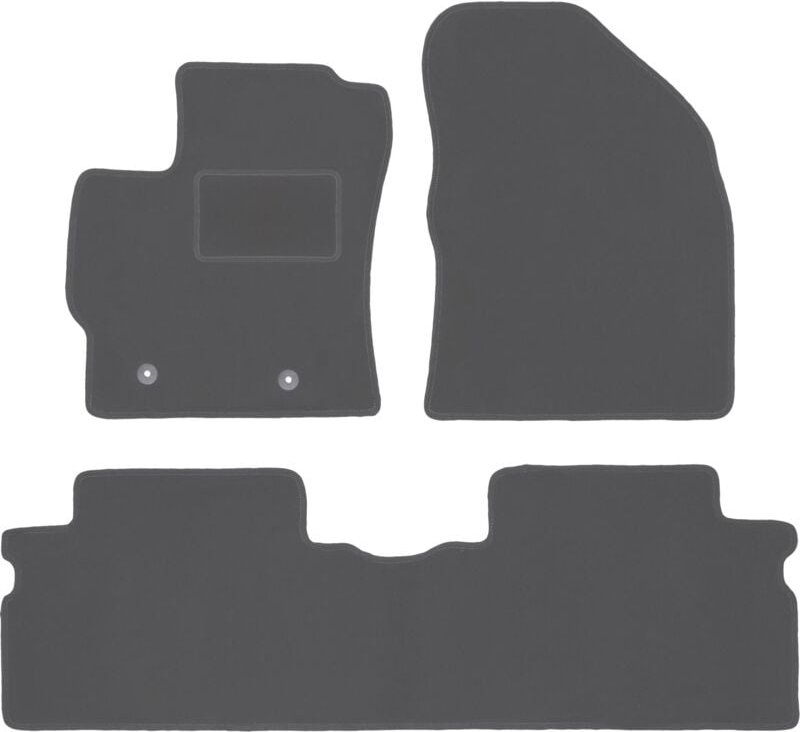 Graphit-Fußmatten für: Toyota Auris I Schrägheck (2006-2013)
