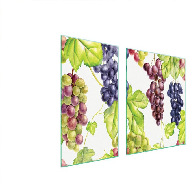 GLASSCHUTZPLATTE FÜR HERD 90x52 FRUIT