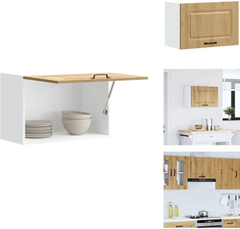 Küchen-Hängeschrank Kalmar Artisan-Eiche Holzwerkstoff - Küchen-Wandschrank - Küchen-Wandschränke - Wandschrank Küche - ...