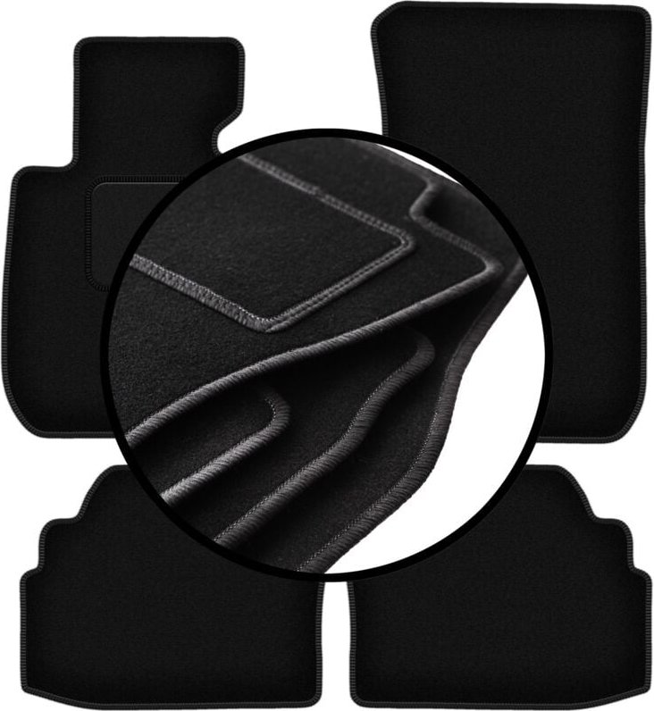 Komplettset Veloursmatten für: BMW 3 E92 Coupé (2004-2011)