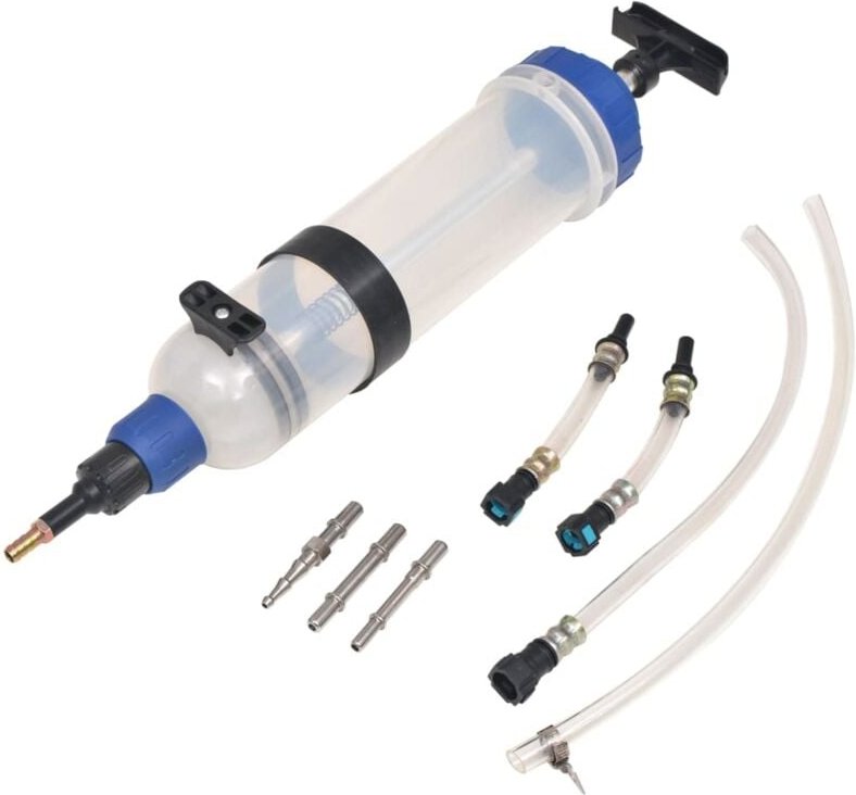 Kraftstoff-Absaugspritze Benzin Diesel Flüssigkeit 1500 ml Vidaxl