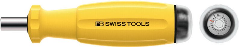 Pb Swiss Tools - Drehmoment-Schraubendreher, mit Skala, D-6,3-Bitaufnahme, esd, 500 cN·m