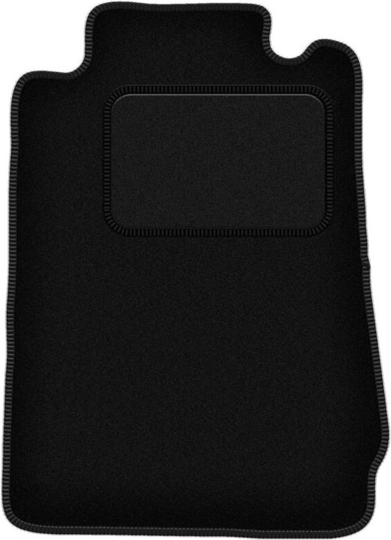 Fahrermatte schwarz für: Mercedes SLK R170 Cabrio (1996-2004)