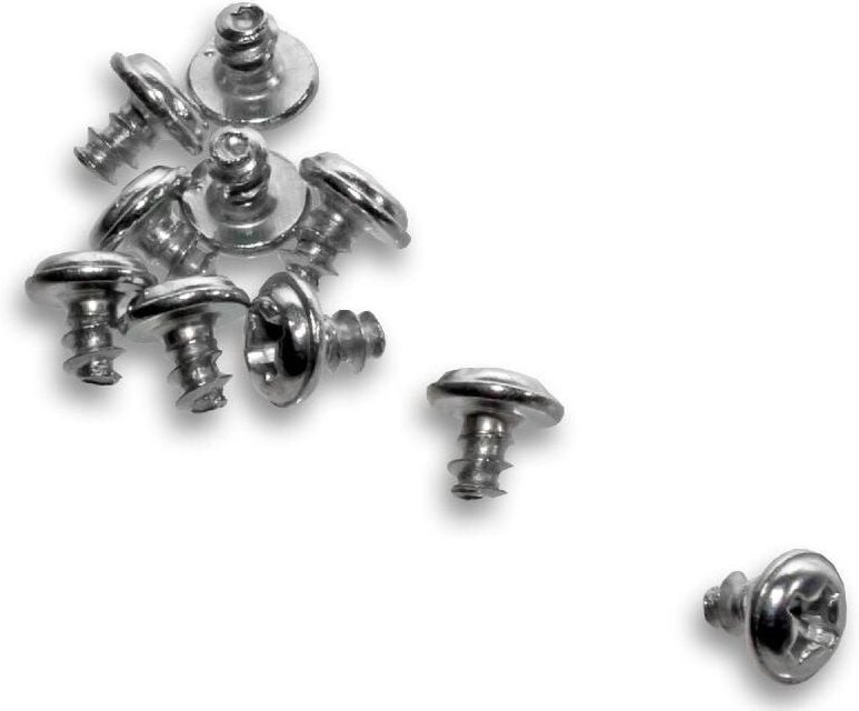 Vhbw - 10x Schrauben kompatibel mit iRobot Roomba 540, 550, 555, 560, 562, 563, 564, 565 Saugroboter - Seitenbürsten Sch...