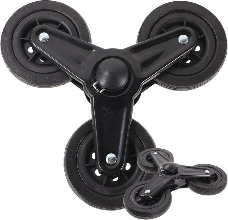 Paar Trolley-Hochleistungsräder Hochleistungsrollen Schubkarre Hochleistungsgepäckwagenräder Trolley-Rollen Vierräder Ko...