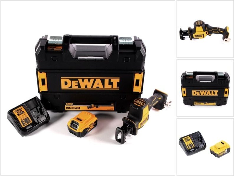 Dewalt - dcs 369 P1 Akku Säbelsäge 18 v + 1x Akku 5,0 Ah + Ladegerät + tstak