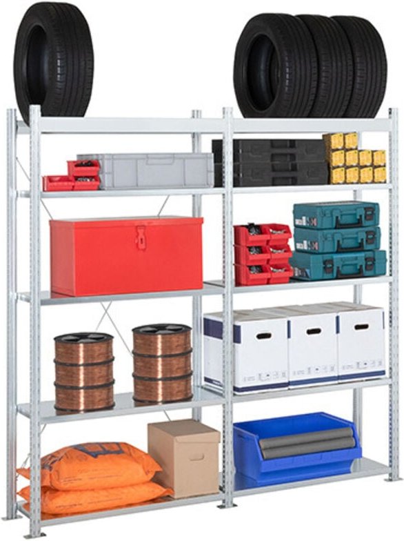 Regale für Automobilzubehör: Startmodul - Länge 1250mm - Max. Belastung pro Ebene: 150kg - RAY/PHLE/2012/D