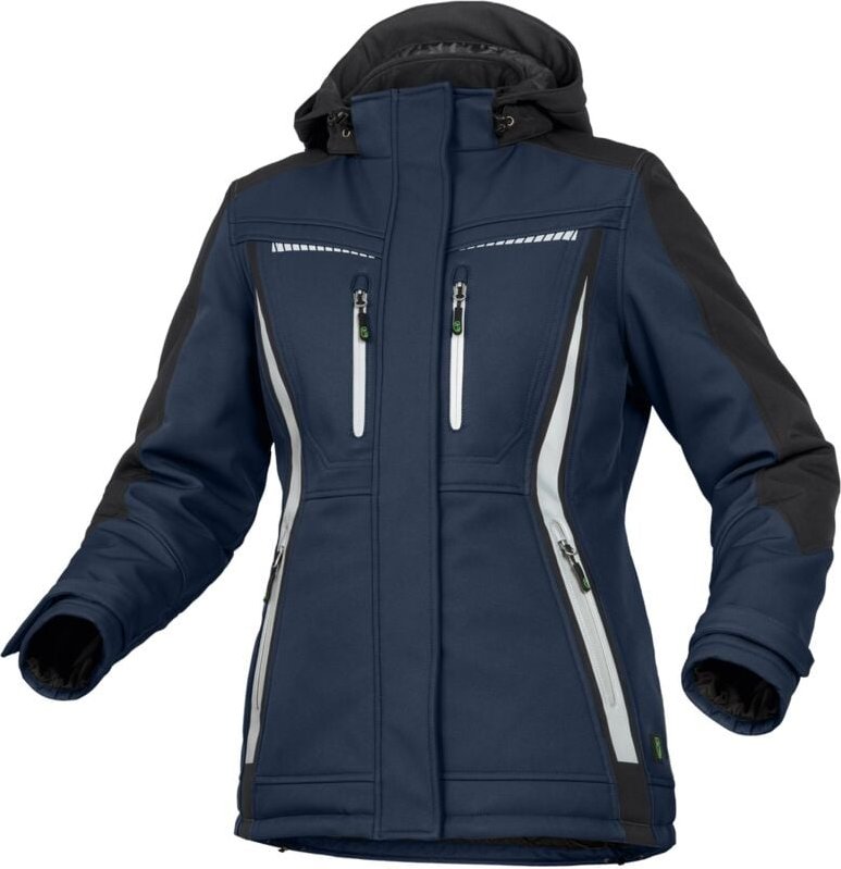Leibwächter - Damen Winter-Softshelljacke Flex-Line FLXDI30 Gr. 46 marine/schwarz