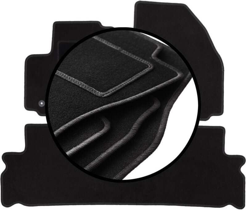 Komplettset Veloursmatten für: Ford S-MAX MK1 Minivan (2006-2012)