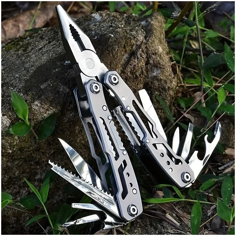 Csparkv - Tragbares und multifunktionales Zangen-Werkzeugset: Perfekt für Camping, Industrie und Outdoor