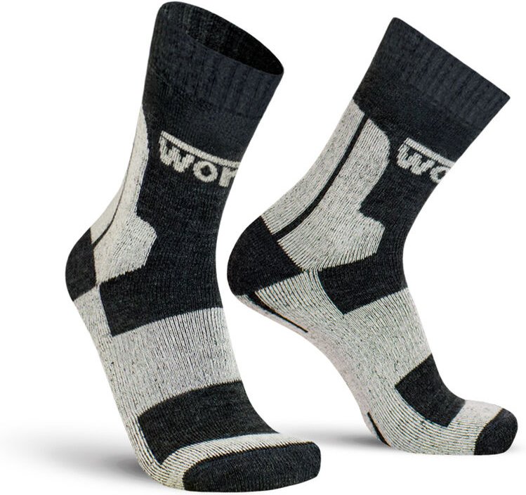 Mohair mittlere technische Socken - 38/40 - Grau - Worik