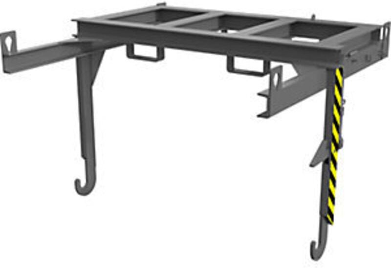 Bauer Traverse für Stapelkipper BKT 150, lackiert, Mausgrau