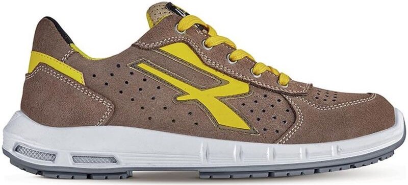 Sicherheitsschuhe niedrig DORADO PLUS ESD S1P SRC - Braun/Gelb 40