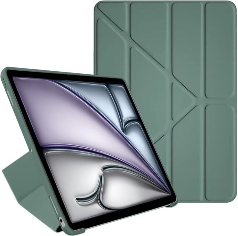 Trifold Case für iPad Air 13 Gen. 6 2024 (Grün)