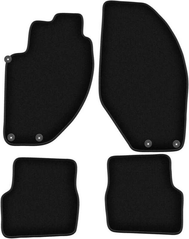 BASIC schwarze Veloursmatten für: Alfa Romeo 166 Limousine (1998-2009)