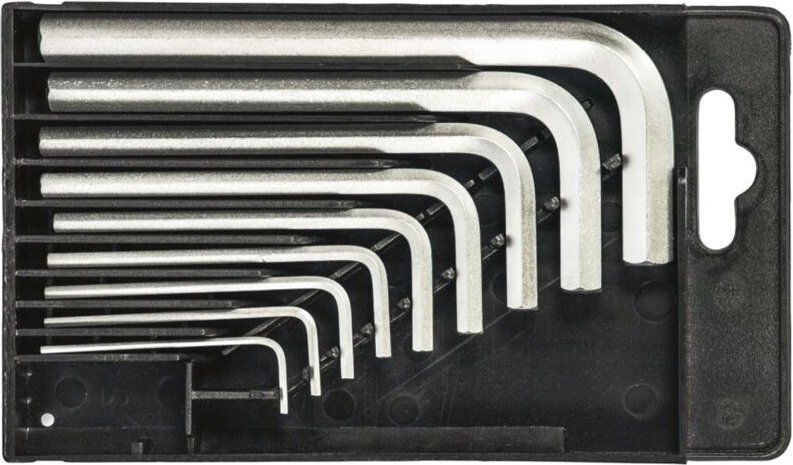 Fortis Winkelschraubendreher-Box 9-tlg. 1,5-10 mm