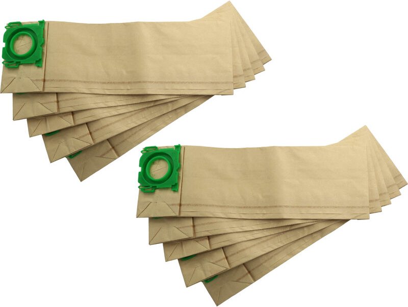 10x Staubsaugerbeutel kompatibel mit Sebo Airbelt K1, K1 eco 1200, K1 eco 700, K1 Family Staubsauger - Papier, 41,1cm x ...