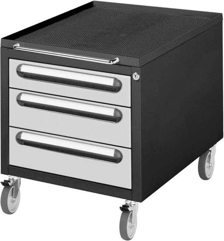 Rollcontainer Premium mit 3 Schubladen BxTxH 480x600x540 mm - Stier