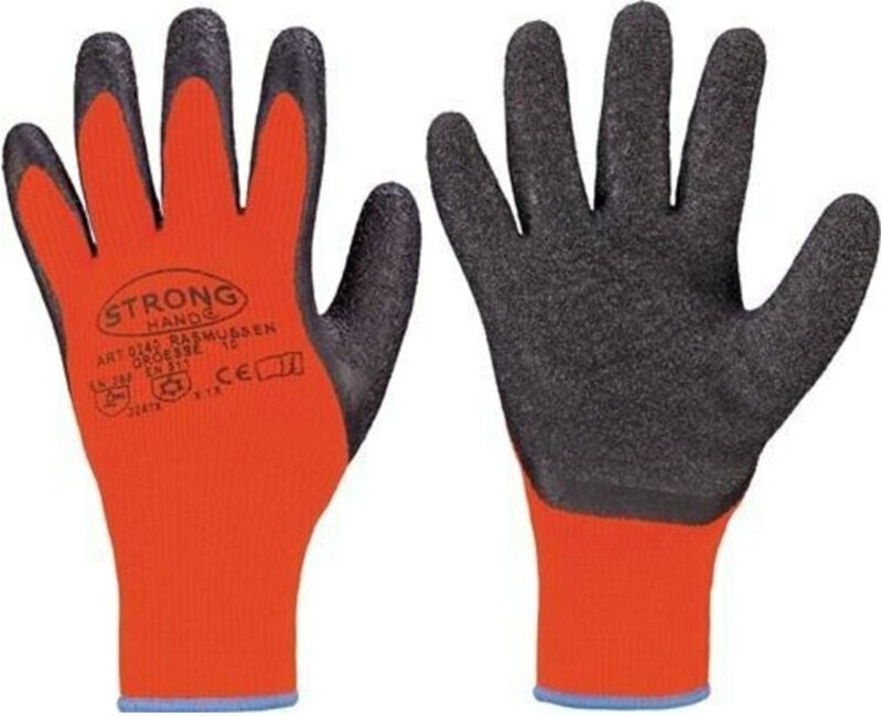 Thumbnail - Kälteschutzhandschuhe Rasmussen Gr.10 orange/schwarz en 388,EN 511 psa ii