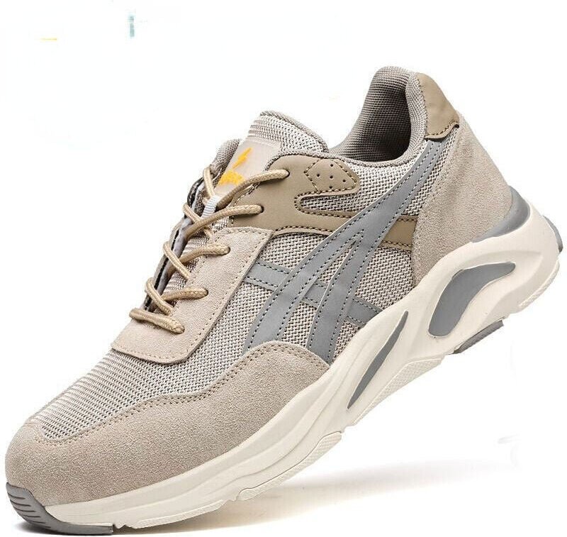 Arbeitsschuhe für Herren und Damen, leichte, atmungsaktive Sicherheitsschuhe mit Stahlkappe -44