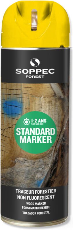 Spraydose - Forstmarkierer nicht fluoreszierend gelb 1-2 Jahre standard marker SOPPEC - 131902o