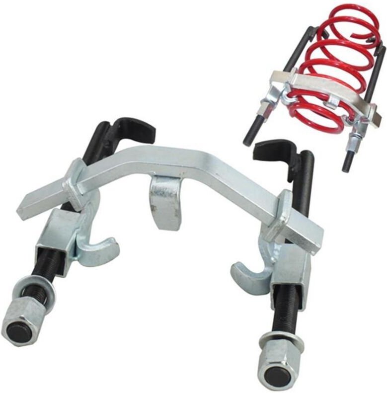 Thumbnail - SWANEW Federspanner 3-tlg. - bis 1500kg / 1,5t belastbar - 280mm Spannweg - für Spiralfedern - Universal Werkzeug Feders...