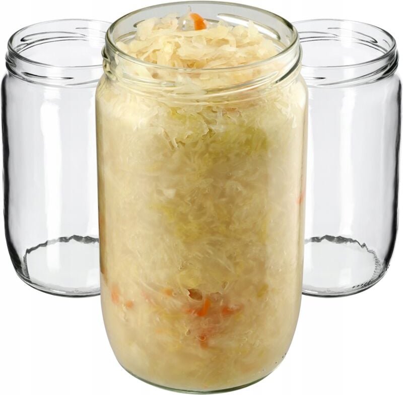 24er-Set Vorratsdosen für Schraubdeckel 720 ml - Kadax