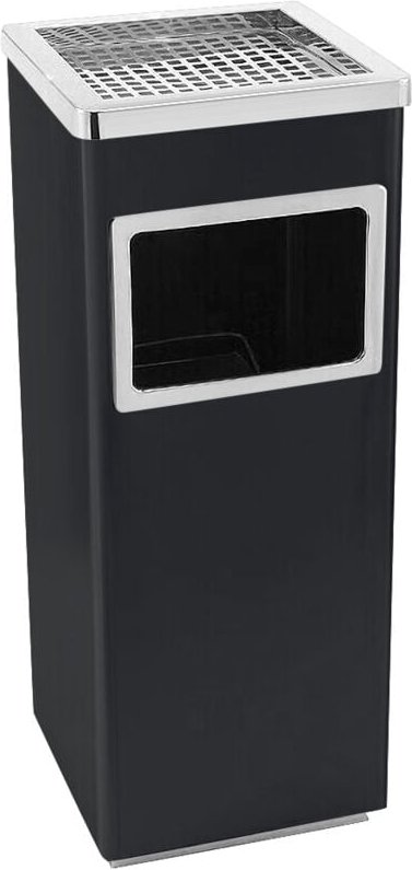 Haloyo® 1 Stück, 35 L, quadratisch, vertikal, Abfalleimer für die Küche, mit Aschenbecher, herausnehmbarem Inneneimer, 2...