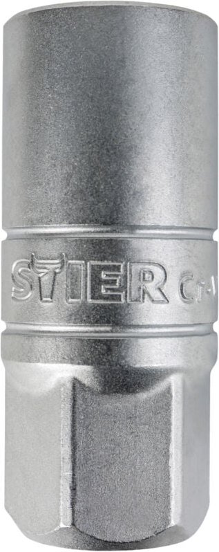 Zündkerzen-Steckschlüsseleinsatz 3/8'', sw 18 mm, 18-er Nuss, Zündkerzennuss - Stier