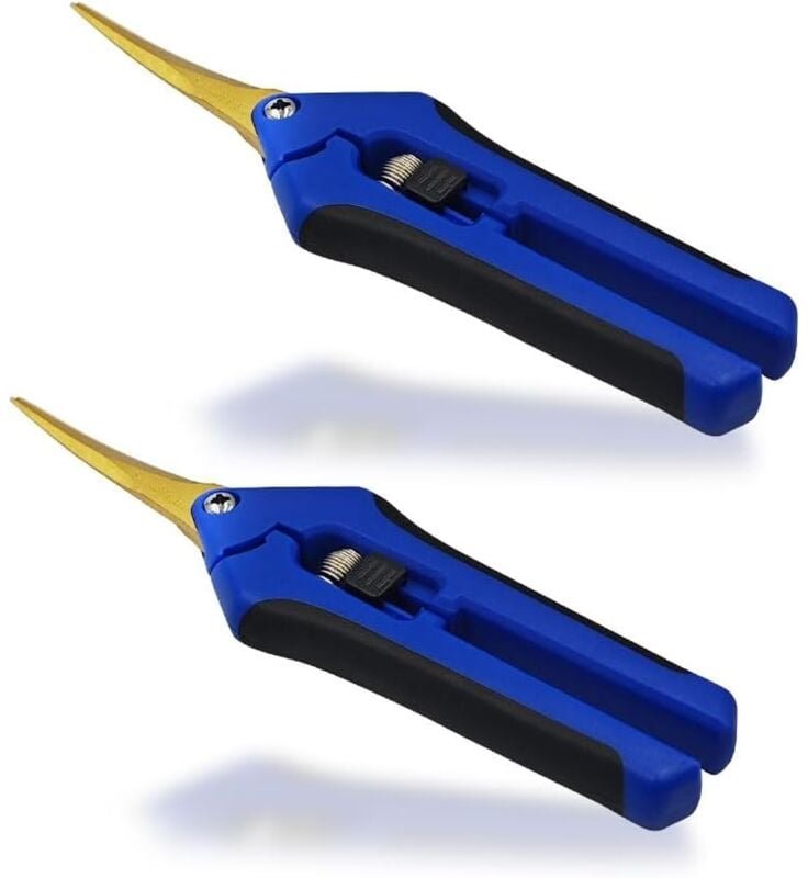 Sollbry - Gartenschere, Bonsai-Scherenklingen mit Antihaft-Titanbeschichtung, Gartenschere für Bonsai, Pflanzen, Blumen,...