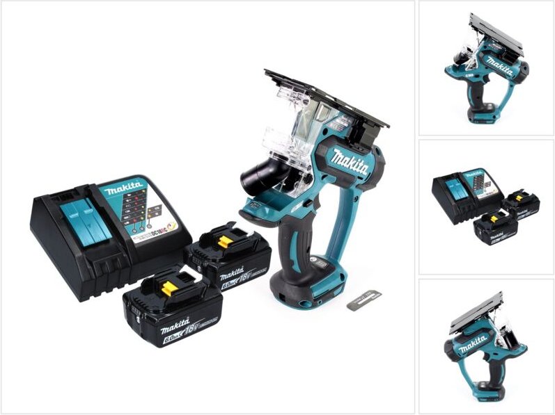 Makita - dsd 180 rg Akku Gipskartonsäge 18 v + 2x Akku 6,0 Ah + Ladegerät