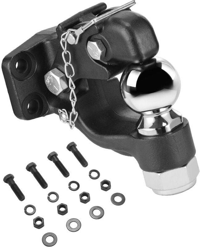 Mophorn-Bolzenhaken, 30.000 lbs Anhängelast, 2-5/16-Zoll-Anhängerkupplungskugel, passend für 2,5-3-Zoll-Lünettenringe, M...