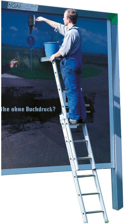 Euroline Premium 328 Plakatleiter 2x5 Sprossen