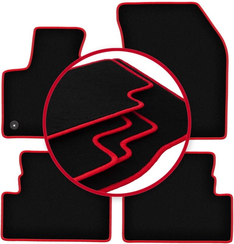 CARLUX-RED Auto-Fußmatten für: Peugeot 4008 II Crossover (2016-)