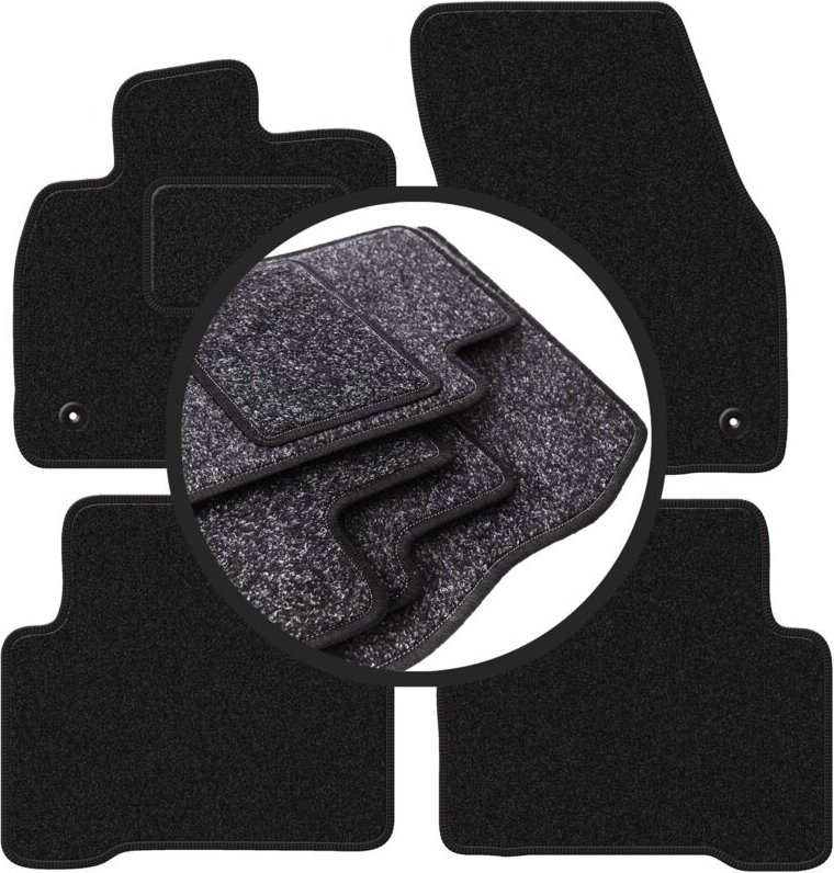 ANTHRA Autofußmatten für: Volkswagen Touran II Minivan (2016-)