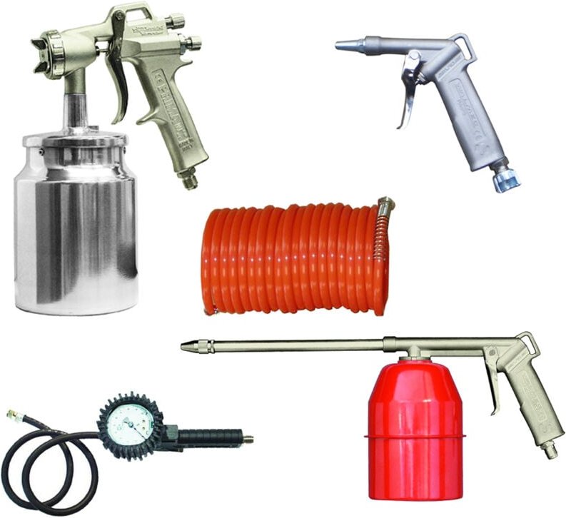 Satz mit 5 Druckluftzubehörteilen Outifrance