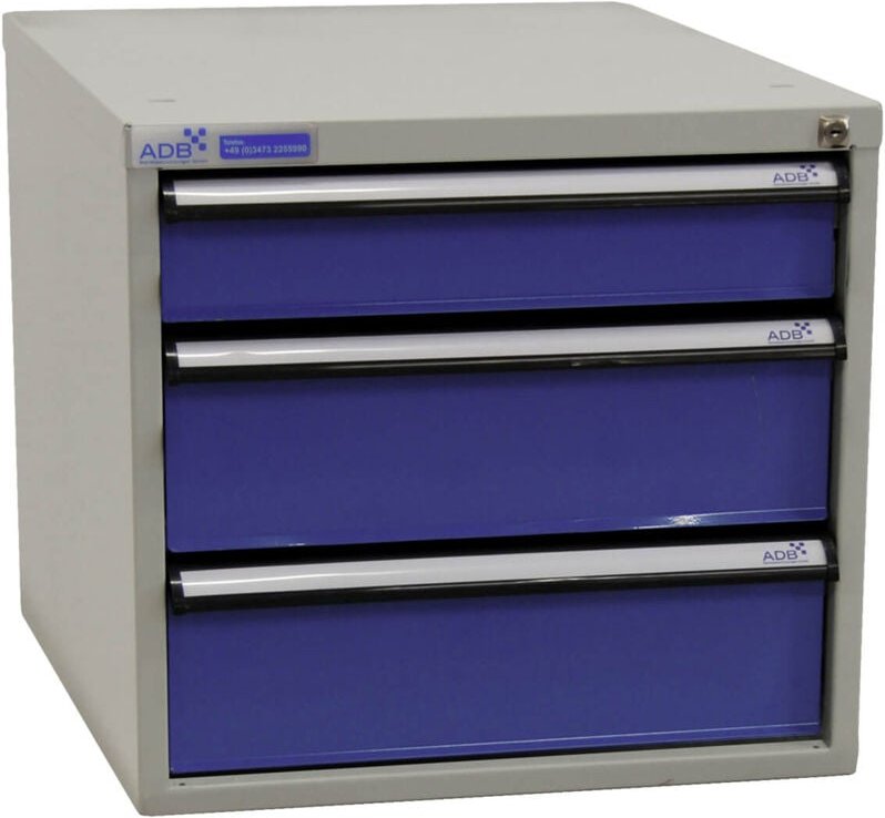 Schubladenbox Schubladenschrank Schubladencontainer mit 3-5 Schubladen 400mm - ADB